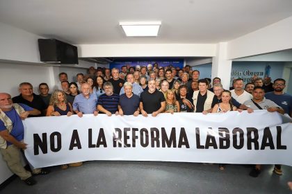 La UOM lanza su frente gremial en contra de la reforma laboral y le pide un paro general a la CGT