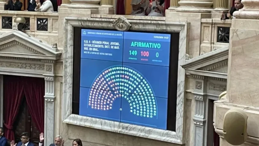 Diputados dio media sanción al proyecto de baja de la edad de imputabilidad a los 14 años