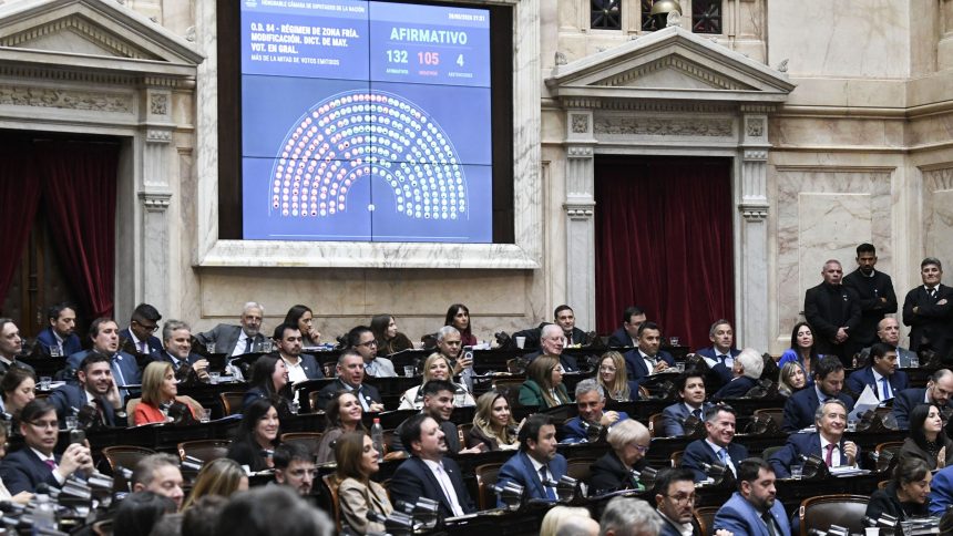 Diputados dio media sanción a la quita de subsidios al gas para la "zona fría"